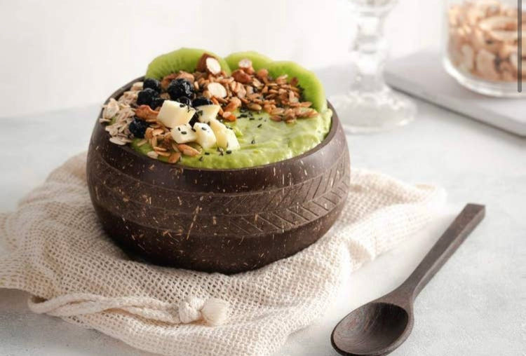 Coconut Bowl-plus Free wooden spoon