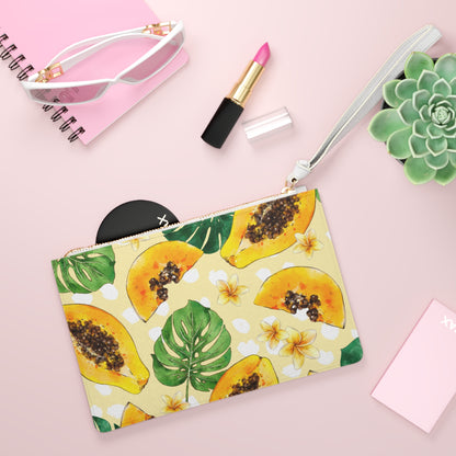 Papaya Tropical Clutch Bag