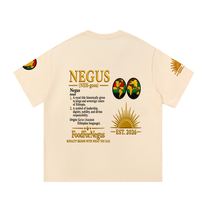Food For Negus (NEH-goos) Cotton Tee