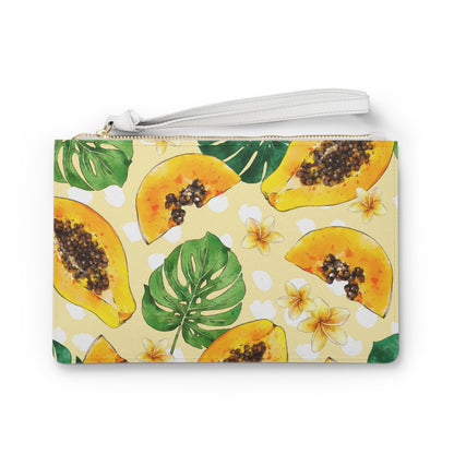 Papaya Tropical Clutch Bag