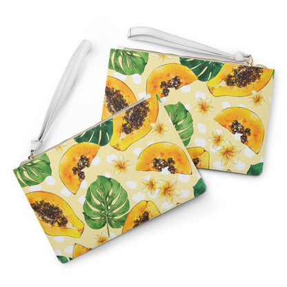 Papaya Tropical Clutch Bag