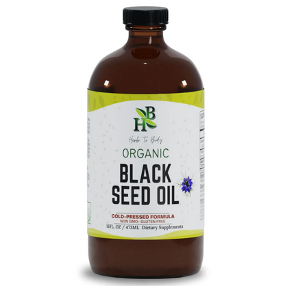 Cold-Pressed Black Seed Oil (Nigella Sativa)