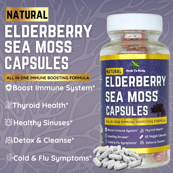 Elderberry Seamoss Capsules