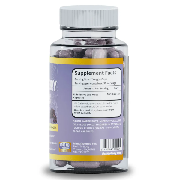 Elderberry Seamoss Capsules