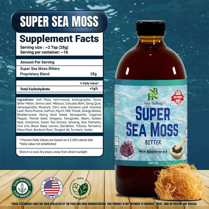 Super Seamoss Bitter Herbal Tonic