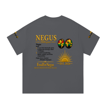 Food For Negus (NEH-goos) Cotton Tee