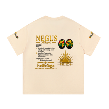 Food For Negus (NEH-goos) Cotton Tee