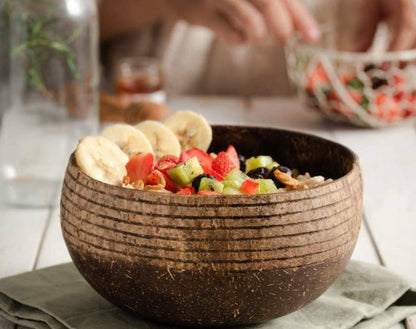 Coconut Bowl-plus Free wooden spoon